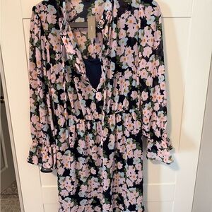 Floral Long-Sleeve Dress